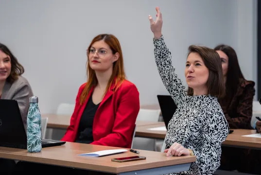 Etudiants en école de communication à l'ECS Reims