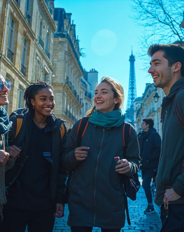 Etudiants effectuant leur rentrée décalée