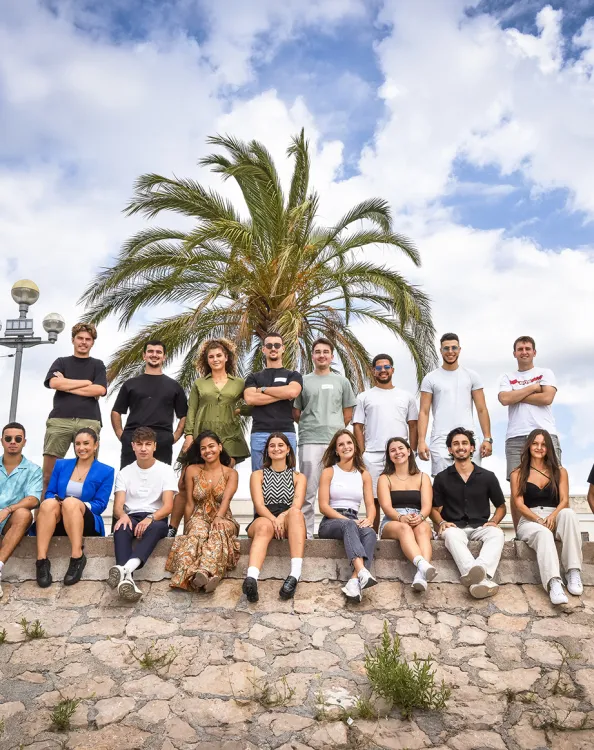 Etudiants de l'ECS Nice en sortie