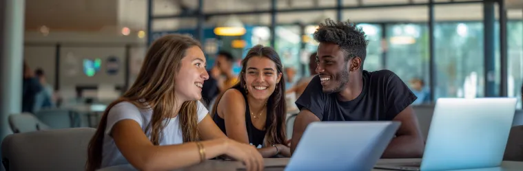 Etudiants en formation à l'ECS